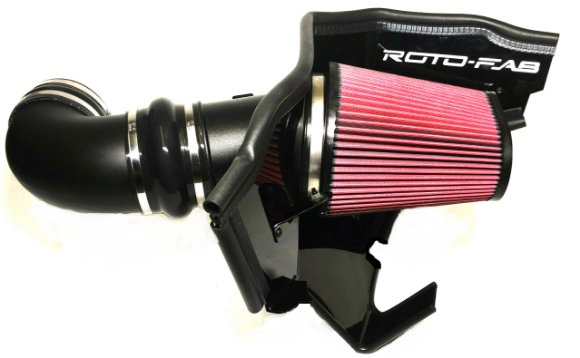 Cold Air Intake System 2016-24 Camaro SS With Whipple S/C Oiled Filter Roto-Fab